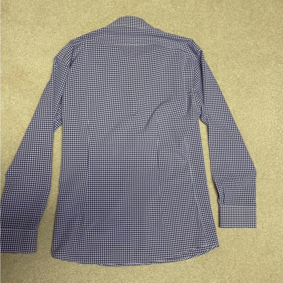 State & Liberty - “The Ryan” Dark Purple Micro Check - Picture 2 of 3